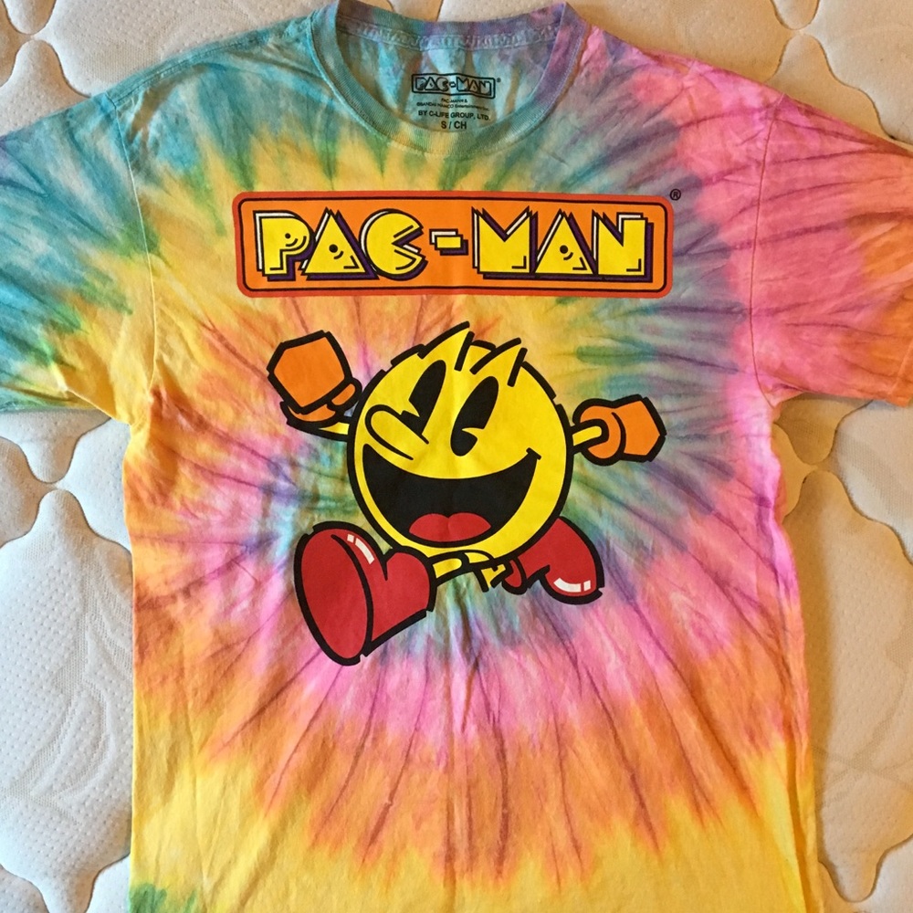 Tie-dye Pac-Man Shirt
